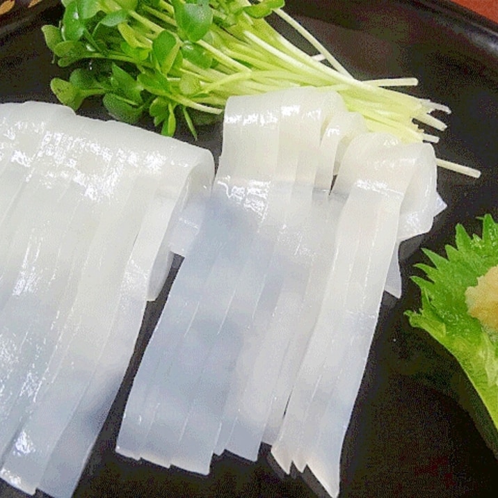 冬のヤリイカ 函館名物 イカそうめん レシピ 作り方 By Startrek 楽天レシピ